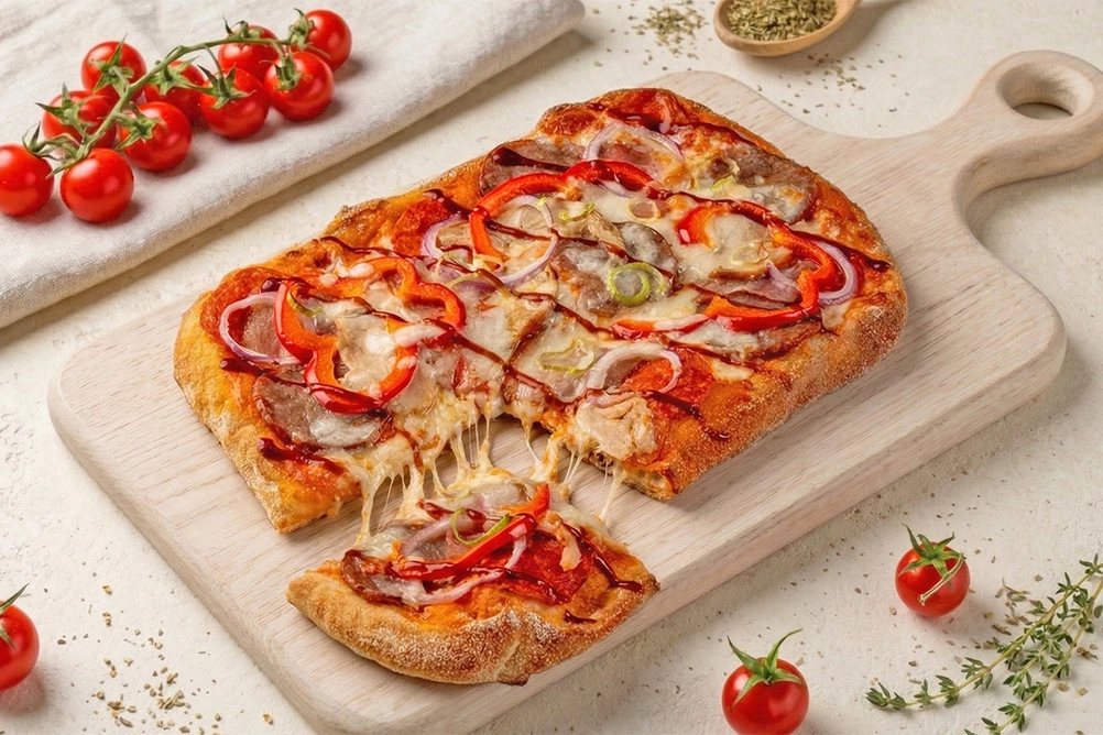 пицца мясное ассорти