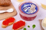 бутерброд икра форели